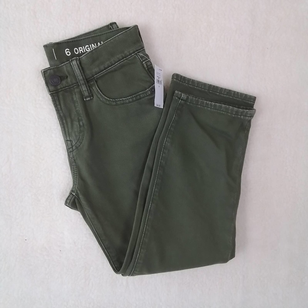 GAP Kids Slim Fit Jeans‎ Boy's Size 6 in Green Denim - Picture 5 of 11